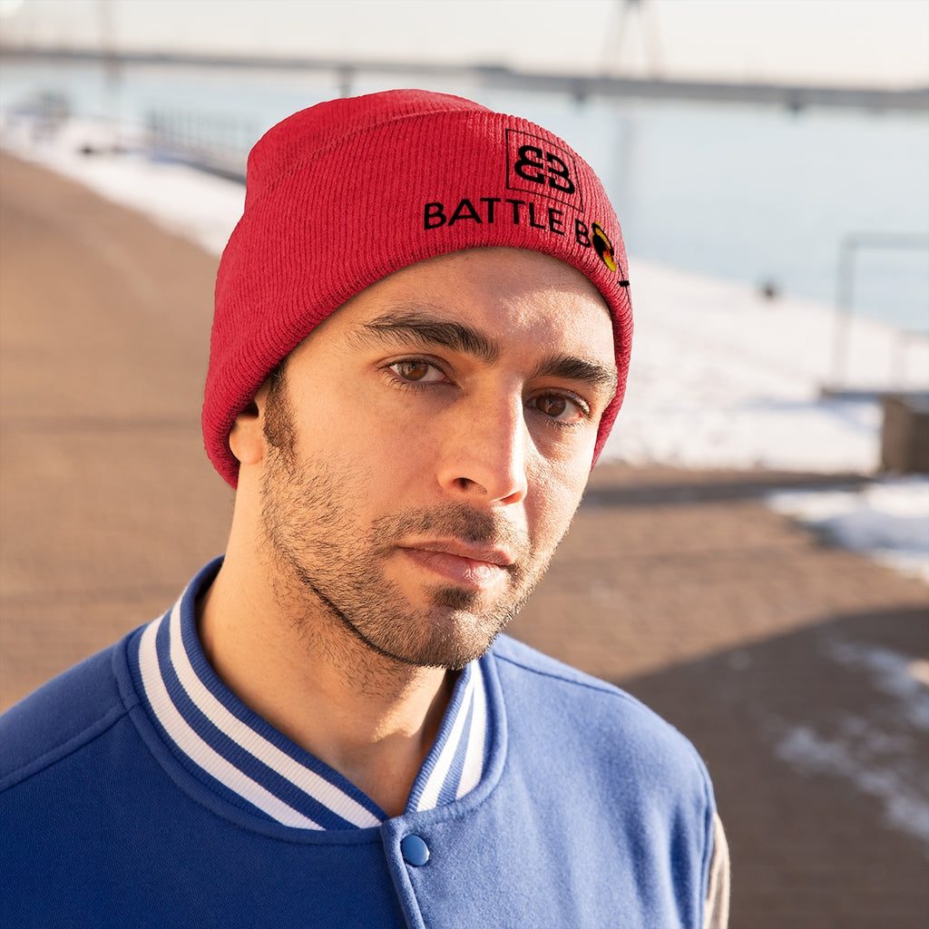Battle Box [BB] Black Logo Unisex Knit Beanie
