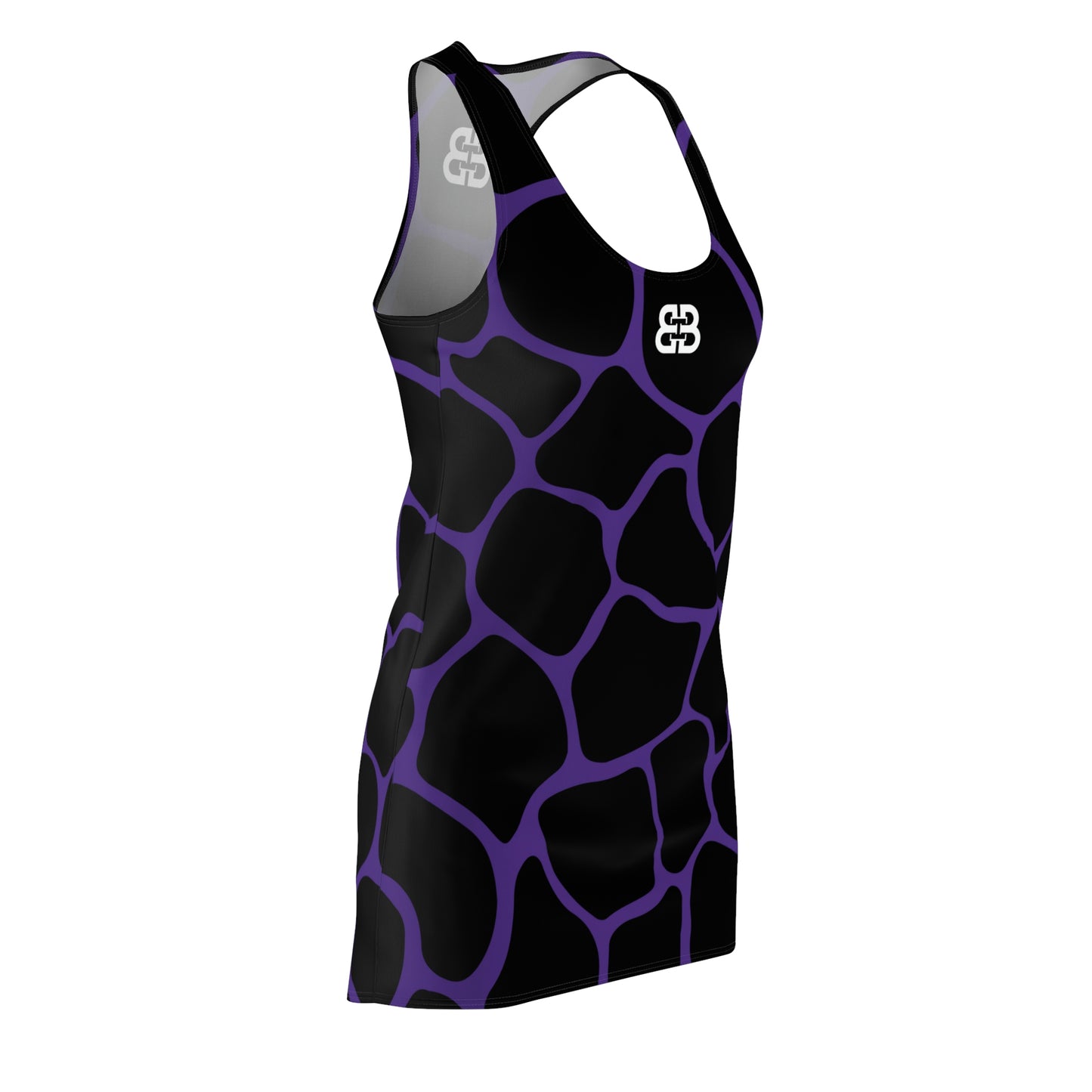 Battle Box Black Purple Cobble Tunic Racerback Top-CB