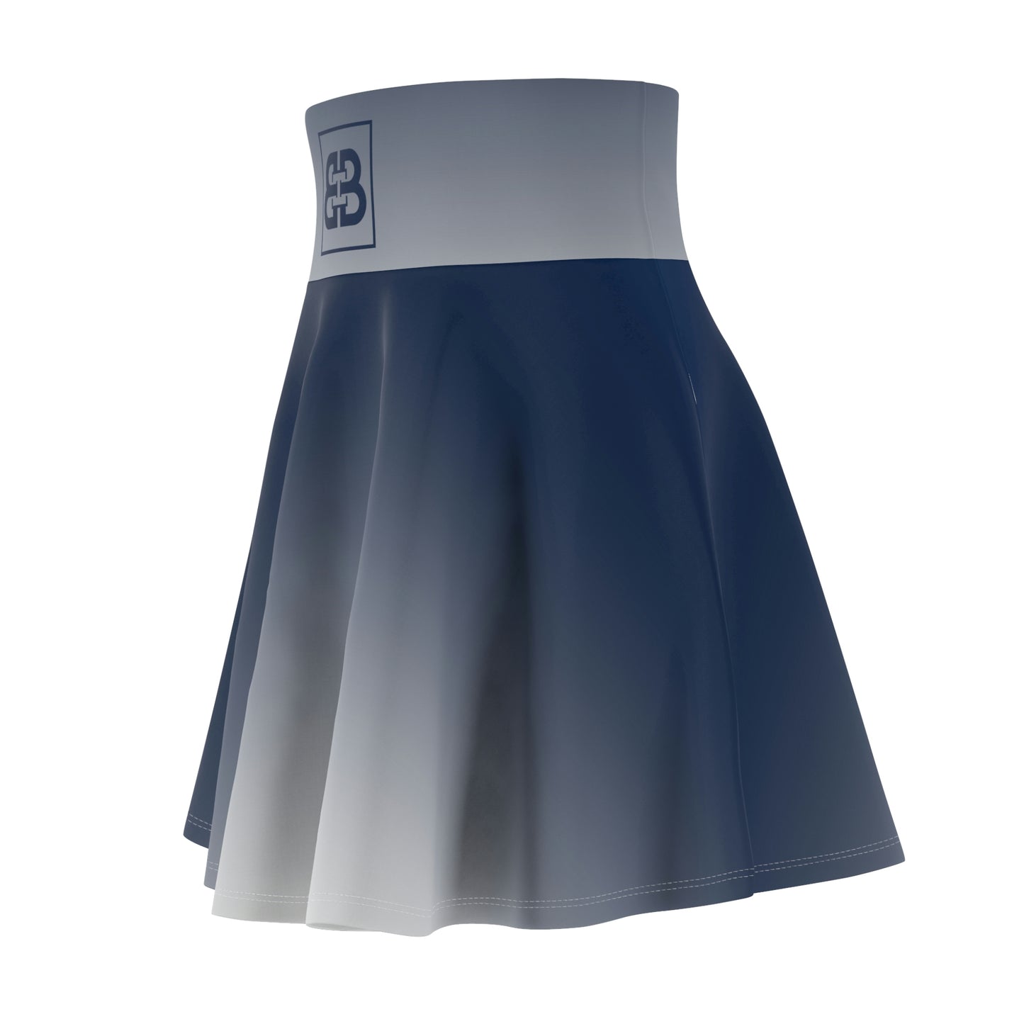 Battle Box High Waist Swirl Women's Skater Skirt-HW