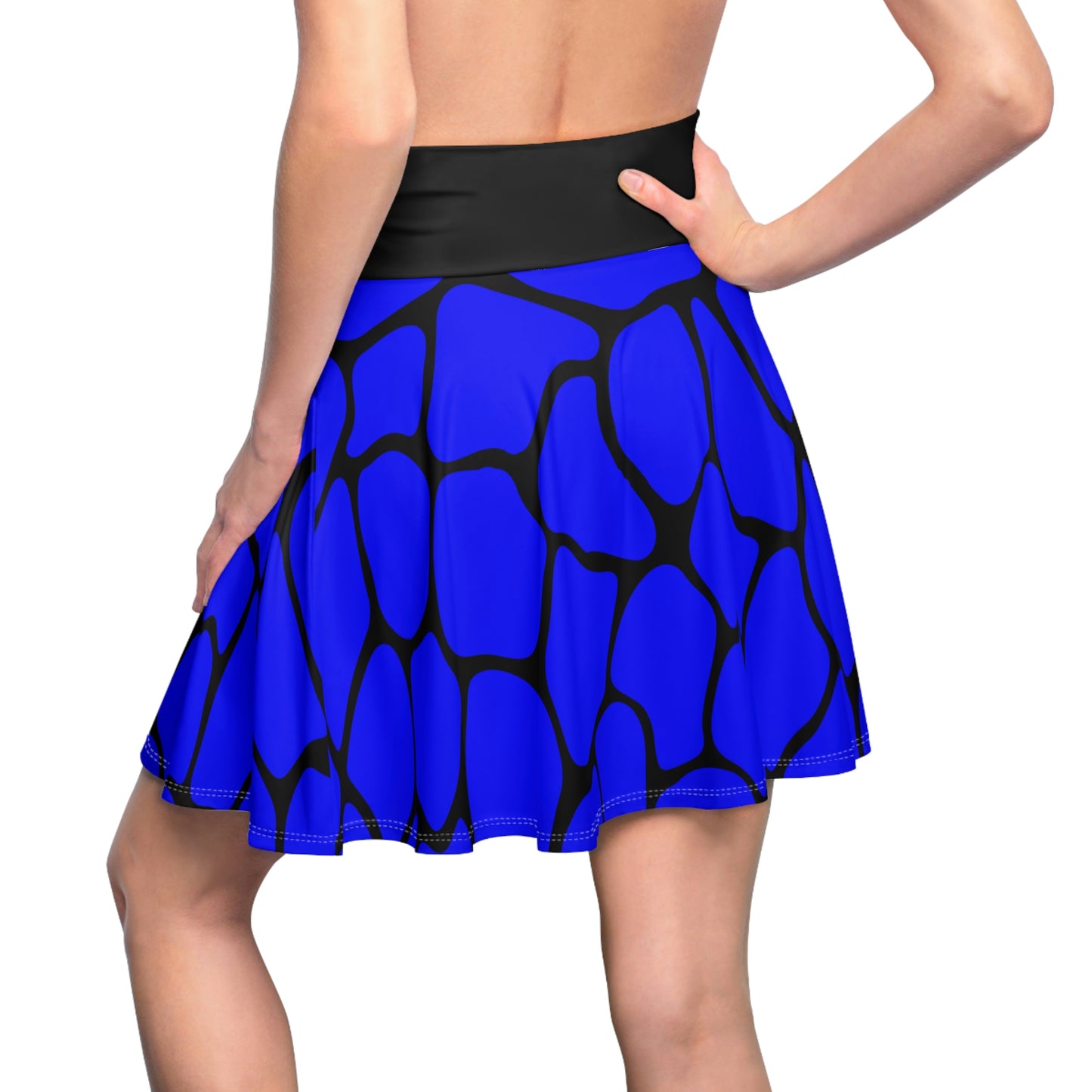 Battle Box High Waist Women's Skater Skirt-HW