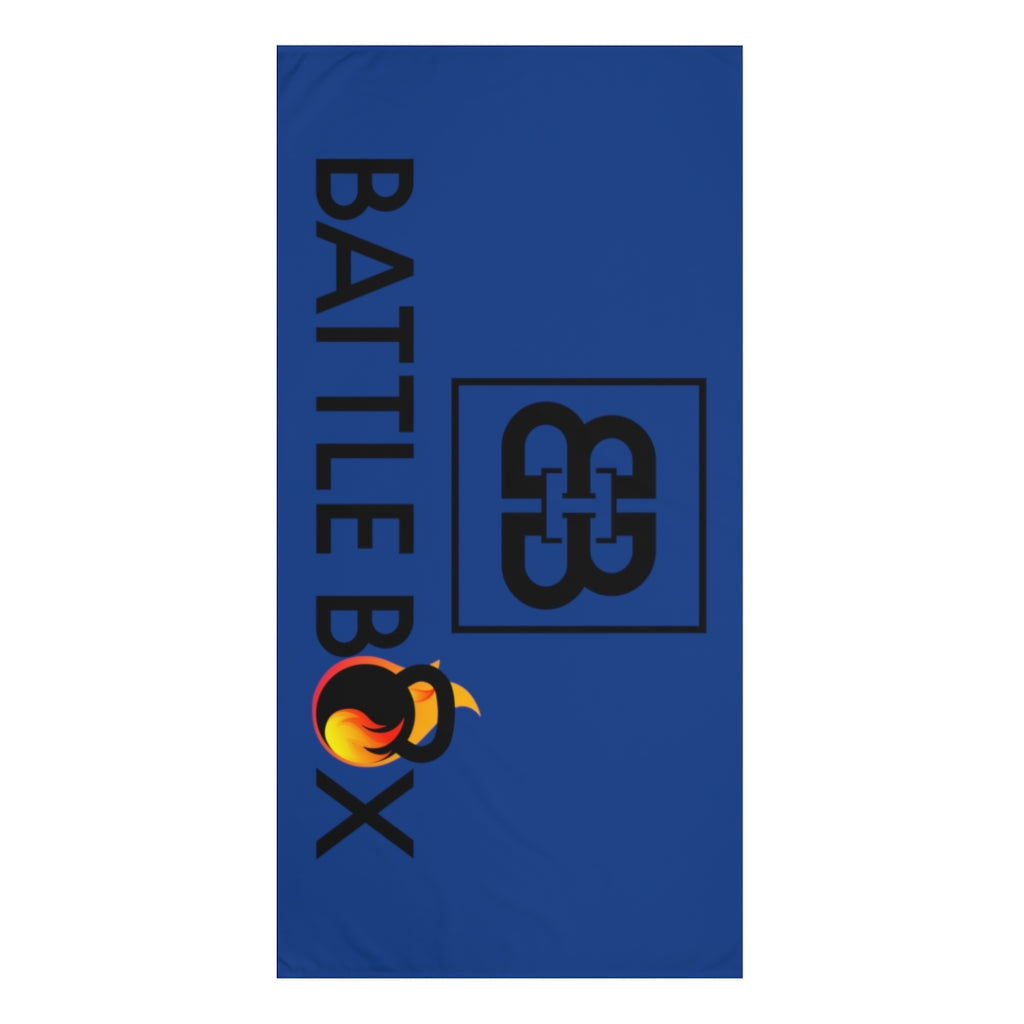 Navy Battle Box Gym Towel