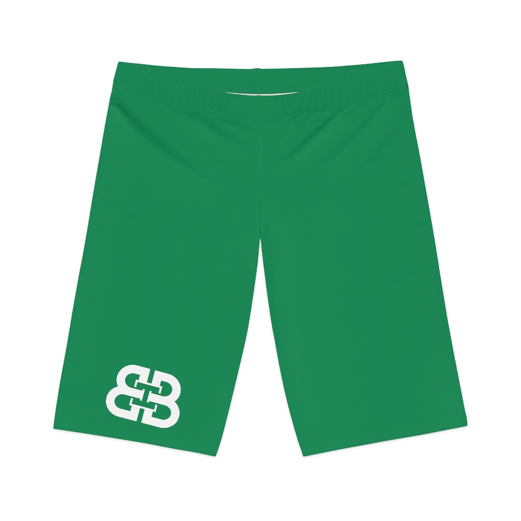 Battle Box Women's Green Bike Shorts