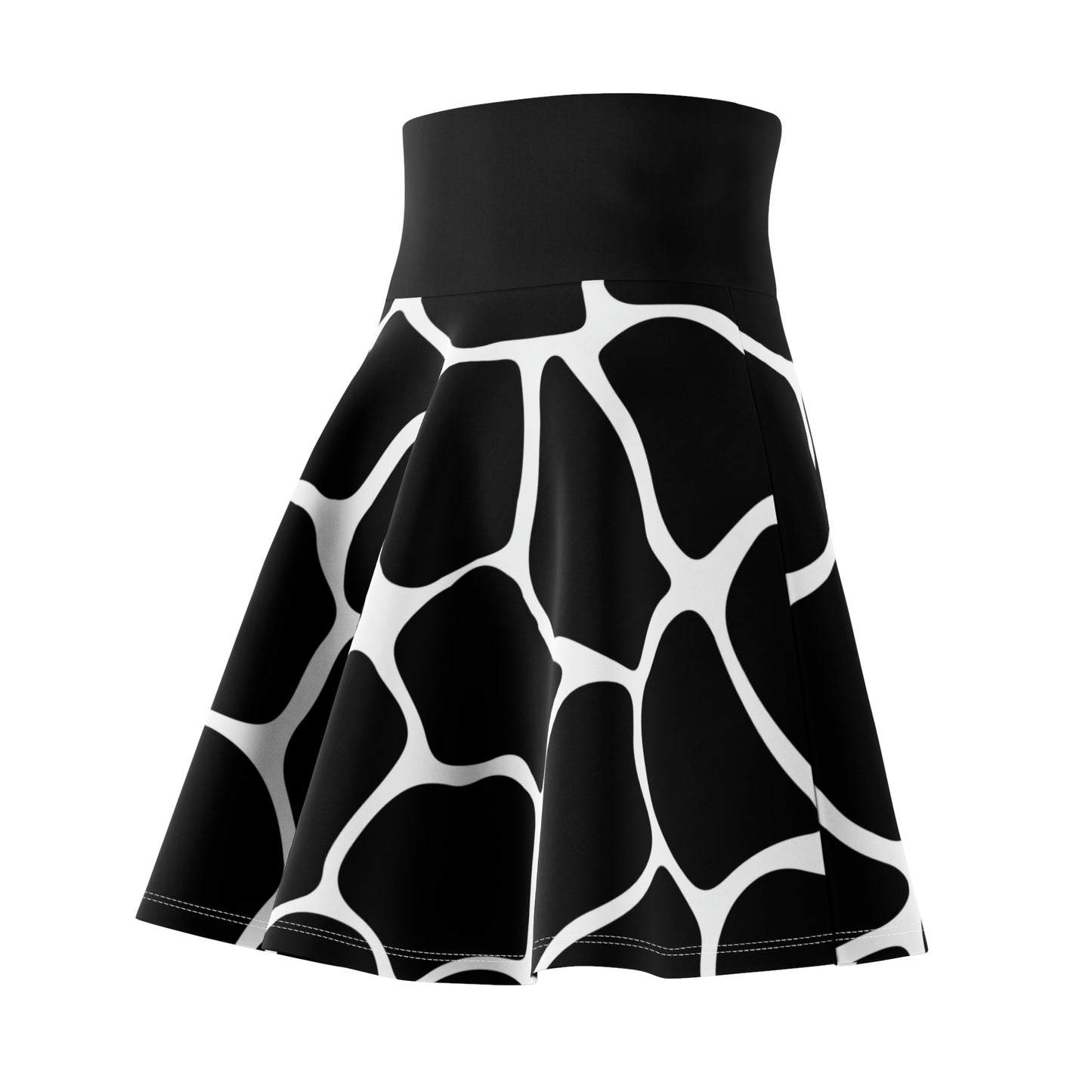 Battle Box High Waist Women's Skater Skirt-HW