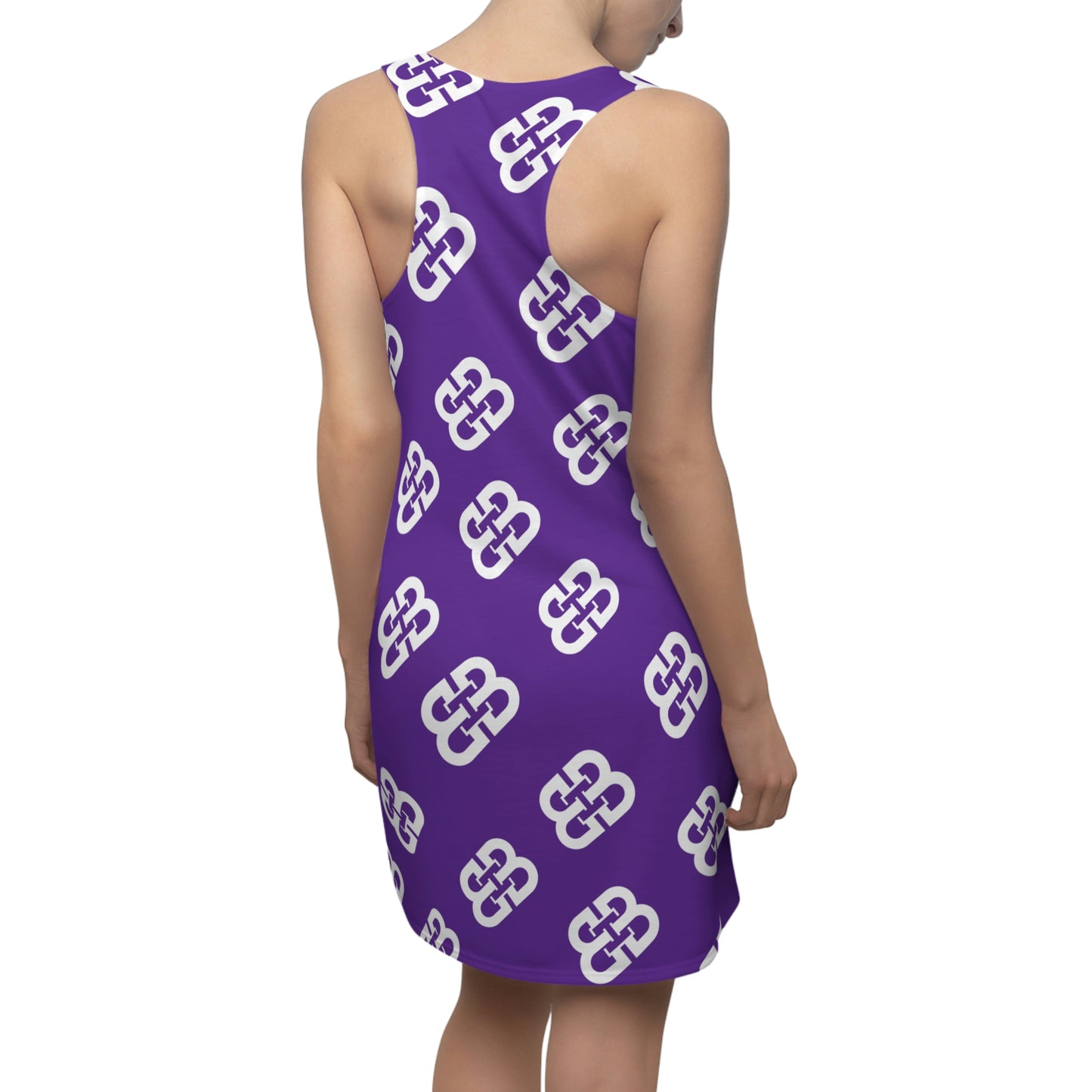 Battle Box Yellow White BB Tunic Racerback Top-CB