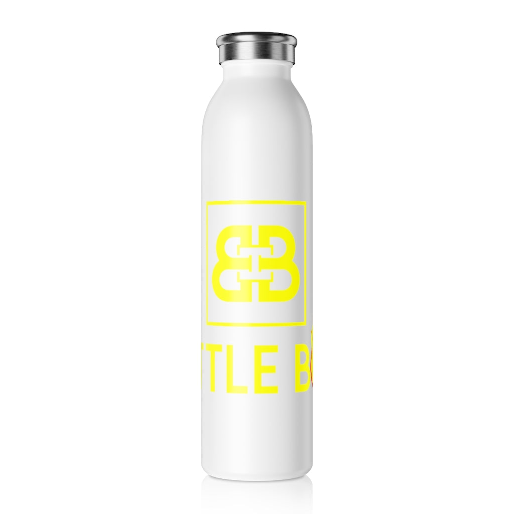 Battle Box Slim 20 Yellow Logo Water Bottle