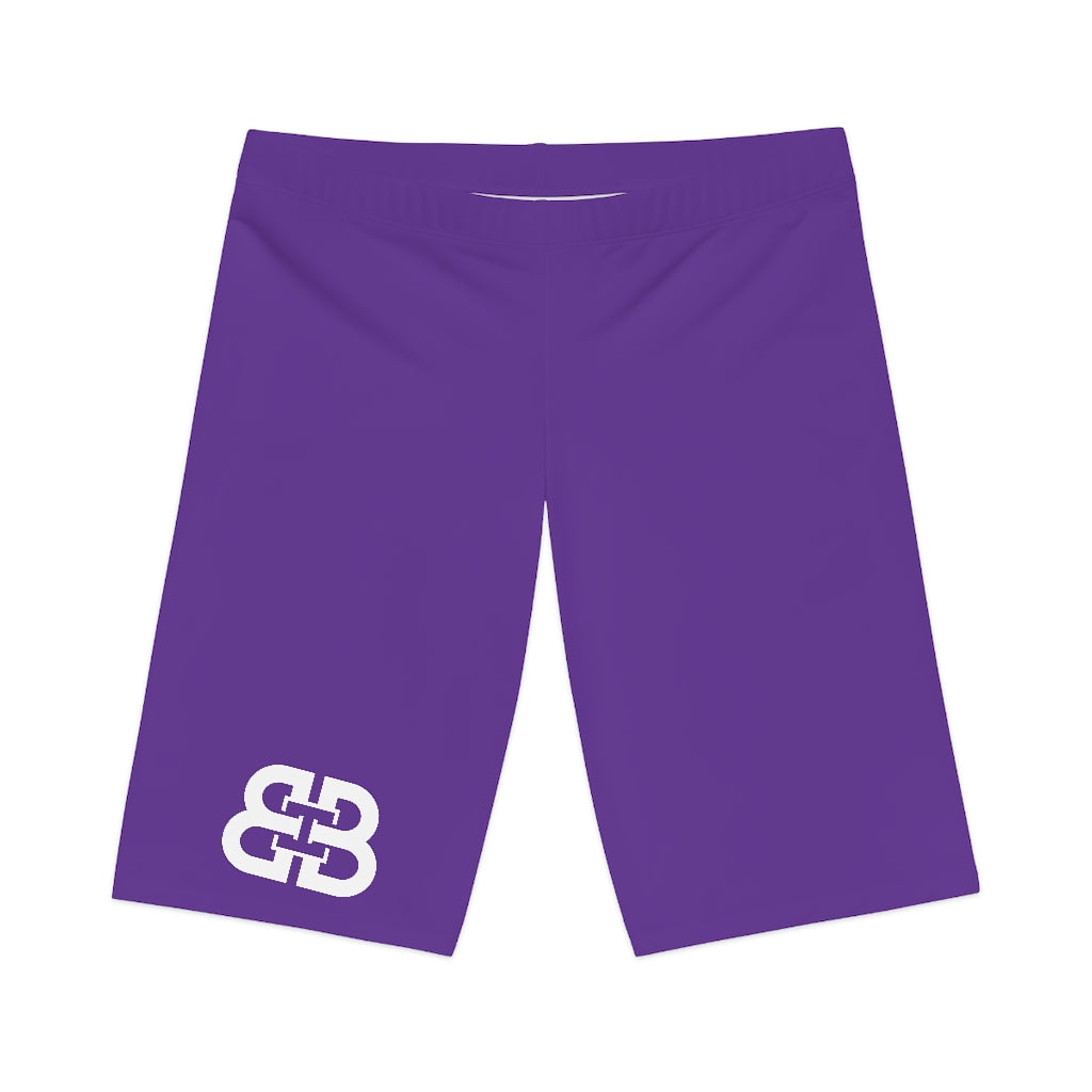 Battle Box Women's Purple Bike Shorts
