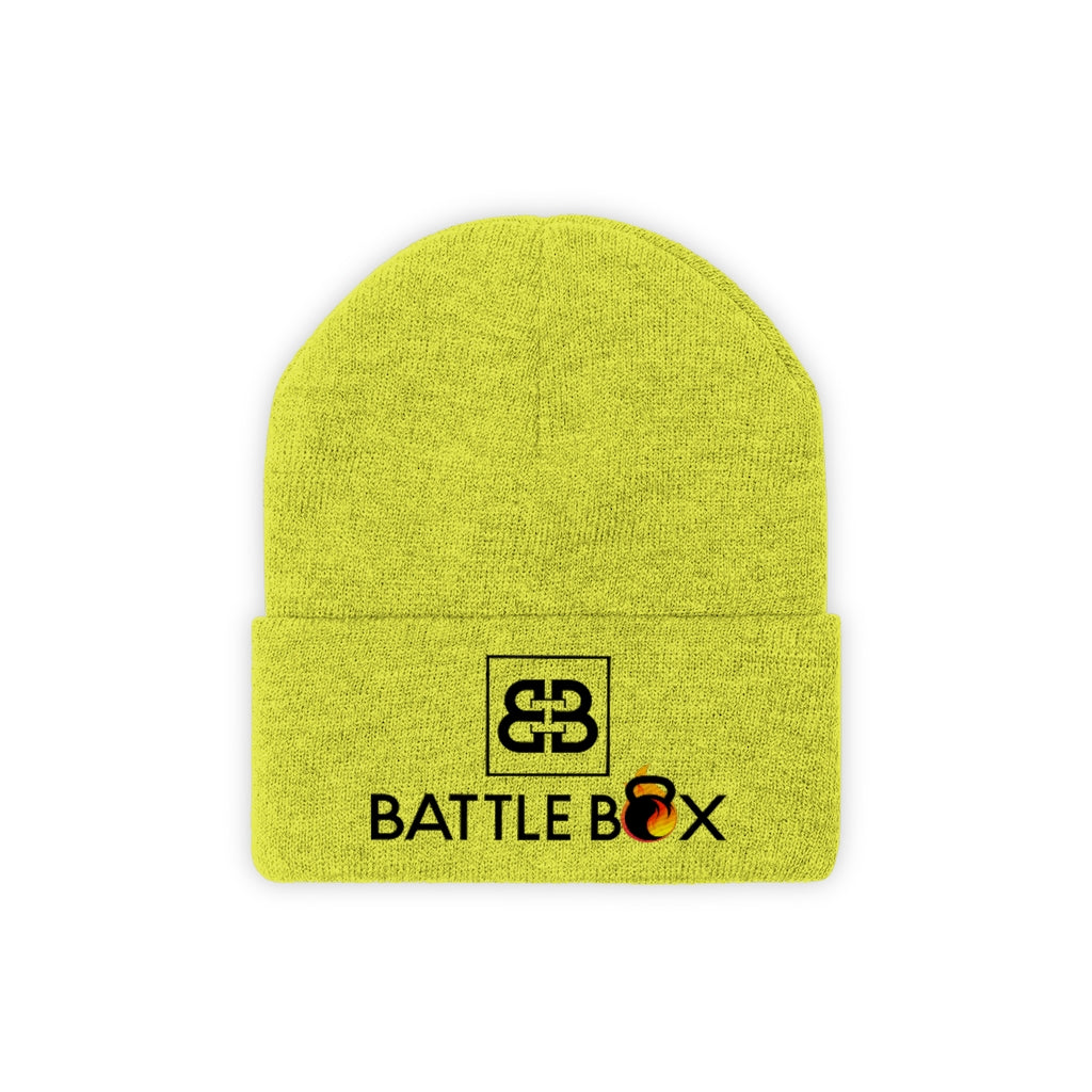 Battle Box [BB] Black Logo Unisex Knit Beanie