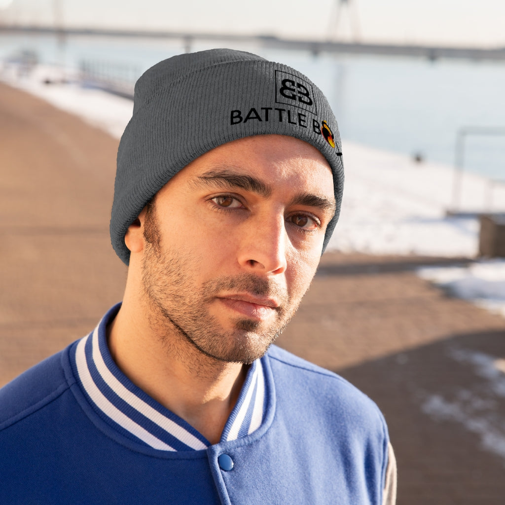 Battle Box [BB] Black Logo Unisex Knit Beanie