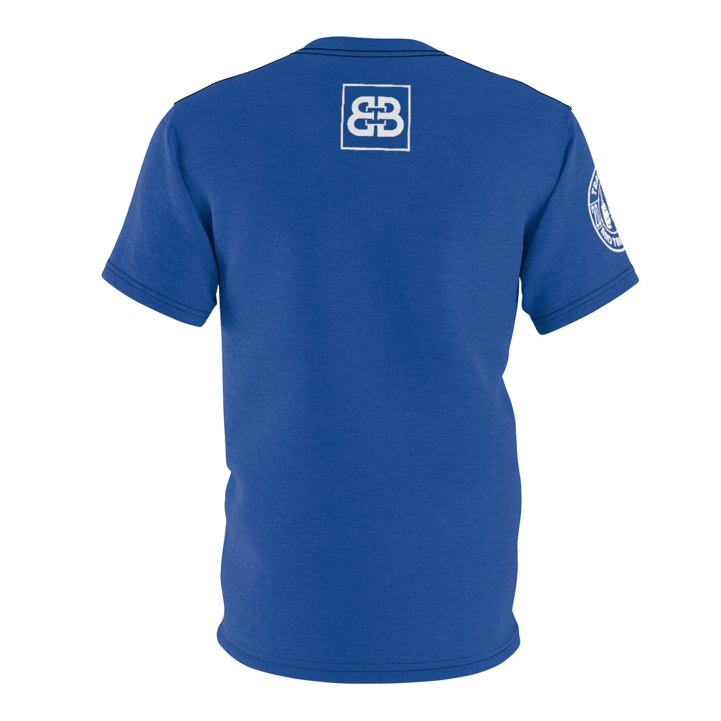 Battle Box Unisex Triple Print Navy T-Shirt