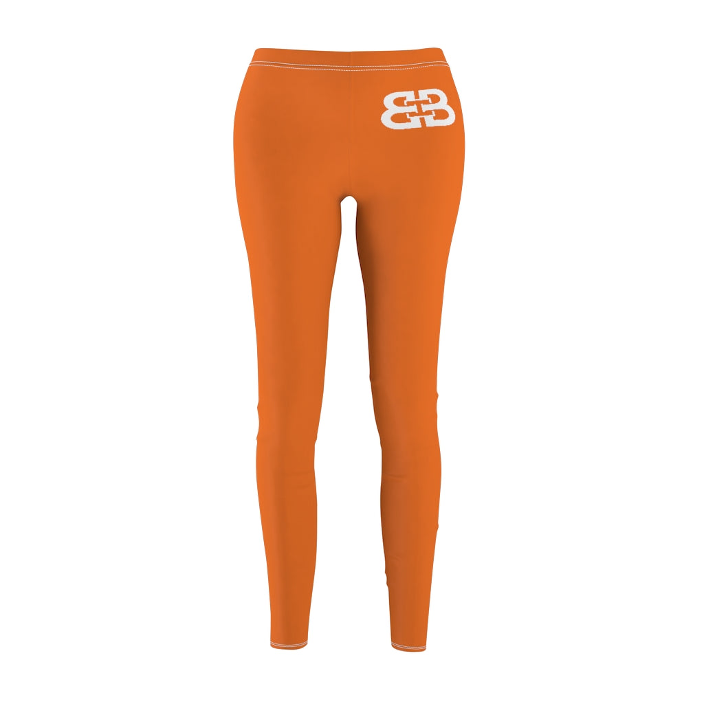 Battle Box Women's Orange Casual Leggings