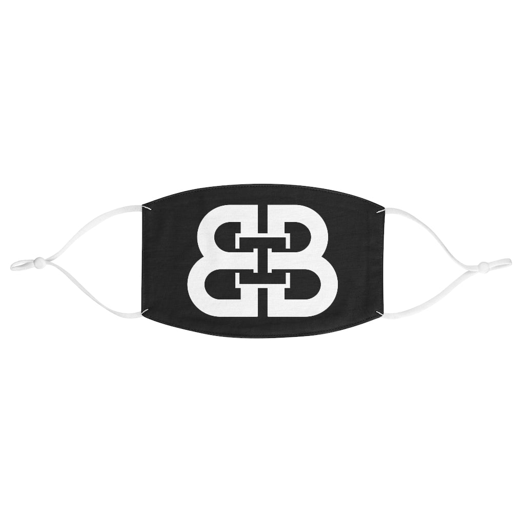 Black Battle Box Fabric Face Mask