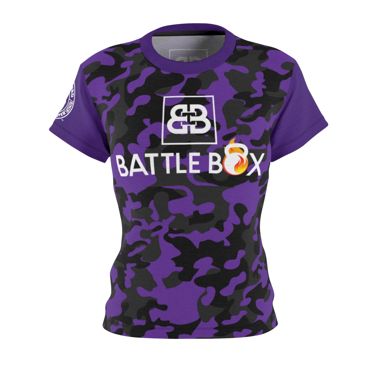 Camo Battle Box Women's T-Shirt -1A