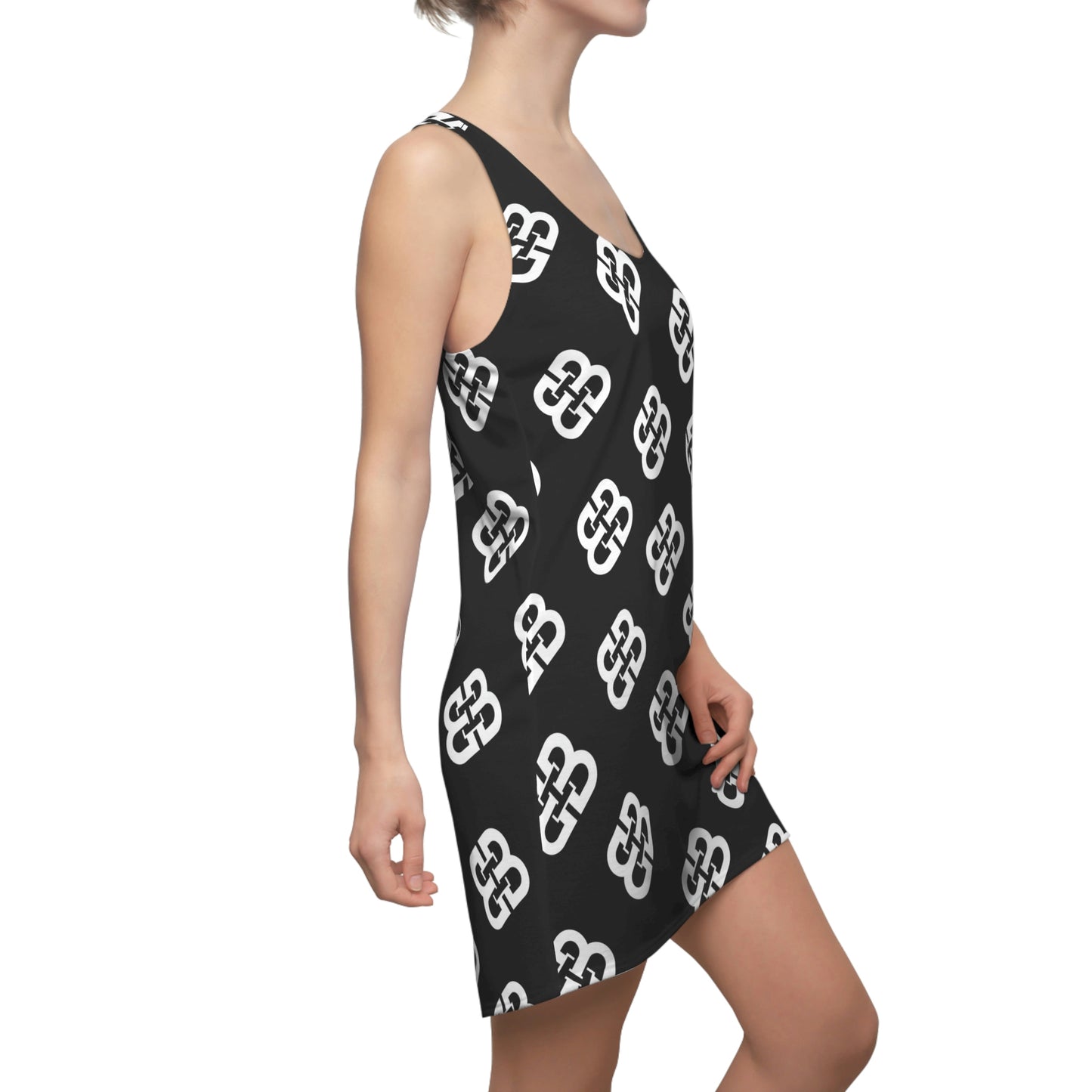 Battle Box Black White BB Tunic Racerback Top-CB