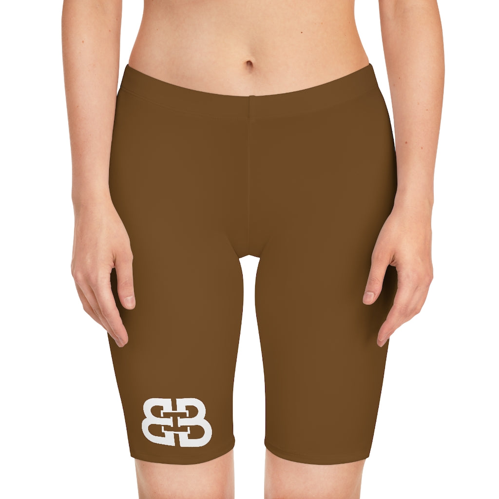 Battle Box Women's Brown Bike Shorts