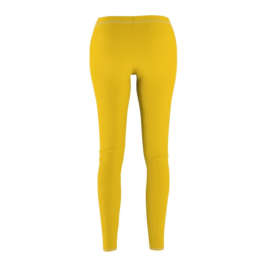 Battle Box Women's Yellow Casual Leggings