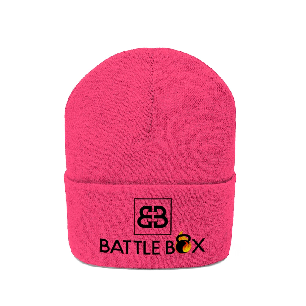 Battle Box [BB] Black Logo Unisex Knit Beanie