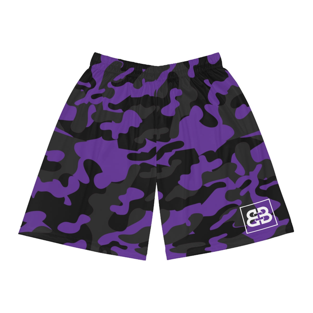 Battle Box BB Purple Camo Basketball Shorts