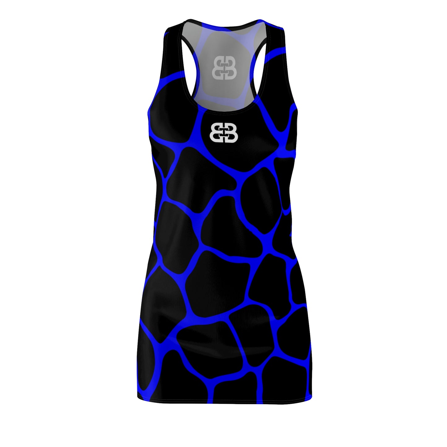 Battle Box Blue Black Cobble Tunic Racerback Top-CB
