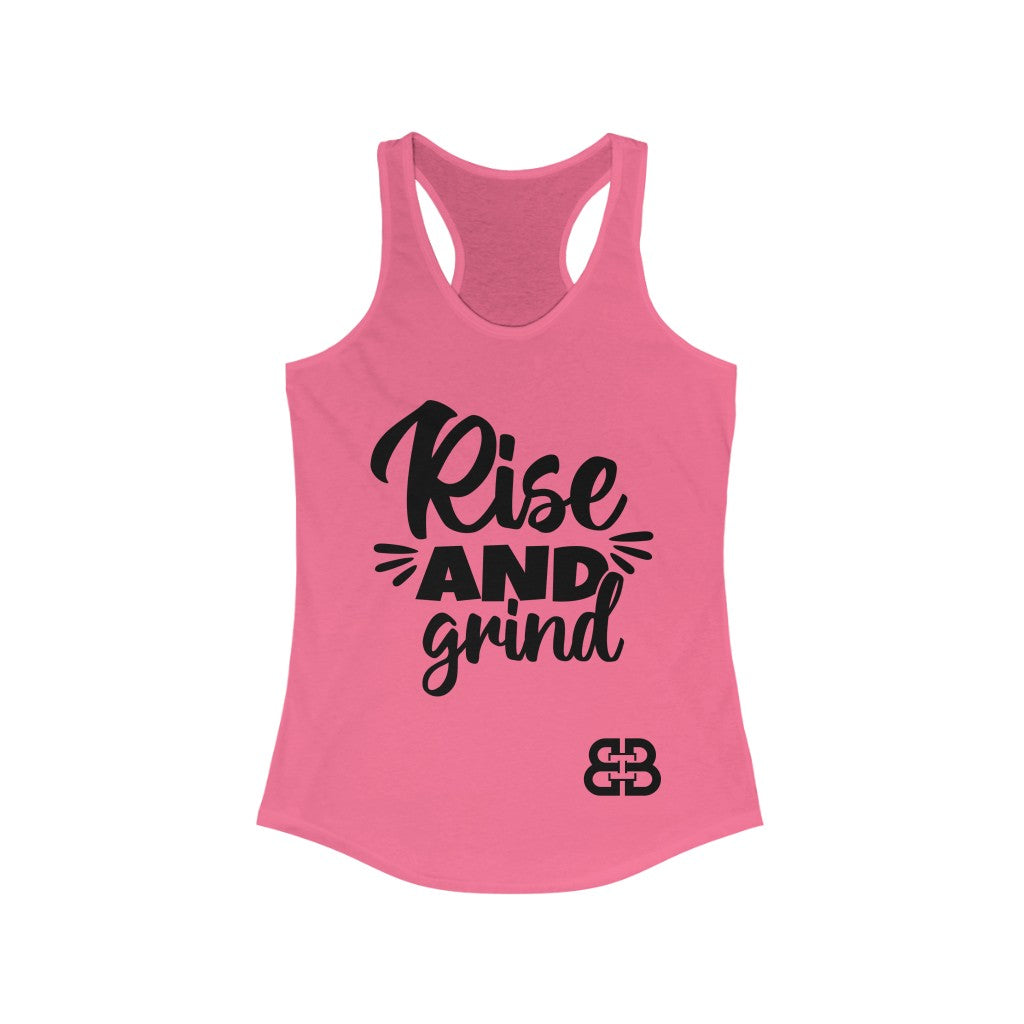 Women's Rise And Grind Body Battle Box Racerback Tank -2A