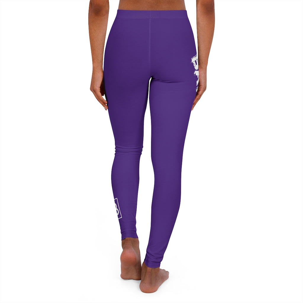 Battle Box Purple Spandex Leggings -1A