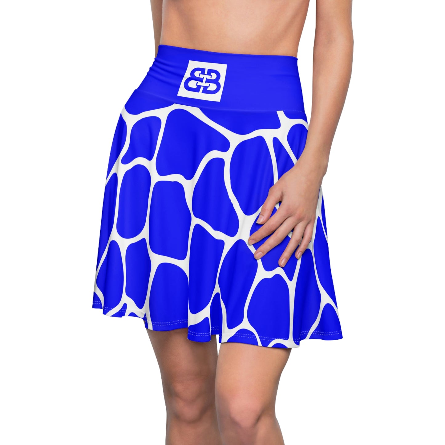 Battle Box High Waist Women's Skater Skirt-HW