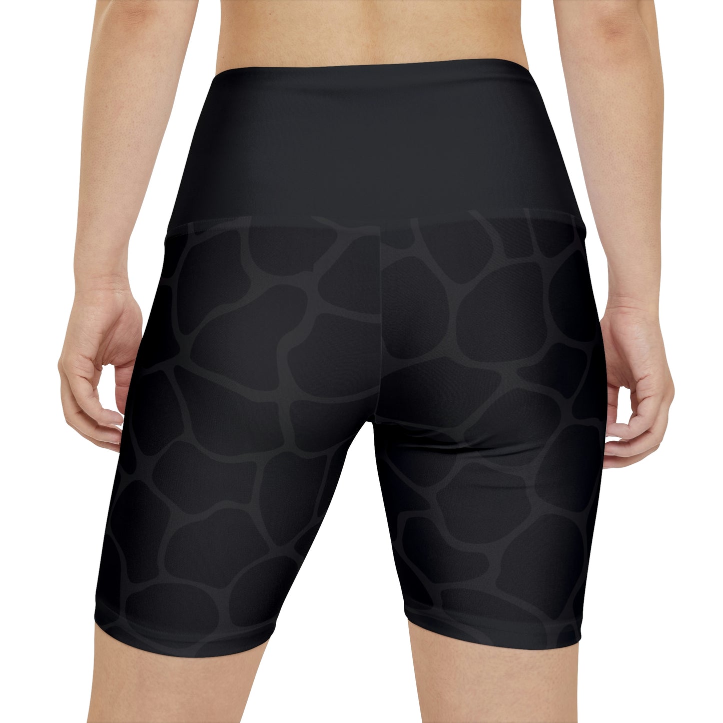 Battle Box Grey/Black Women's Workout Shorts-T1