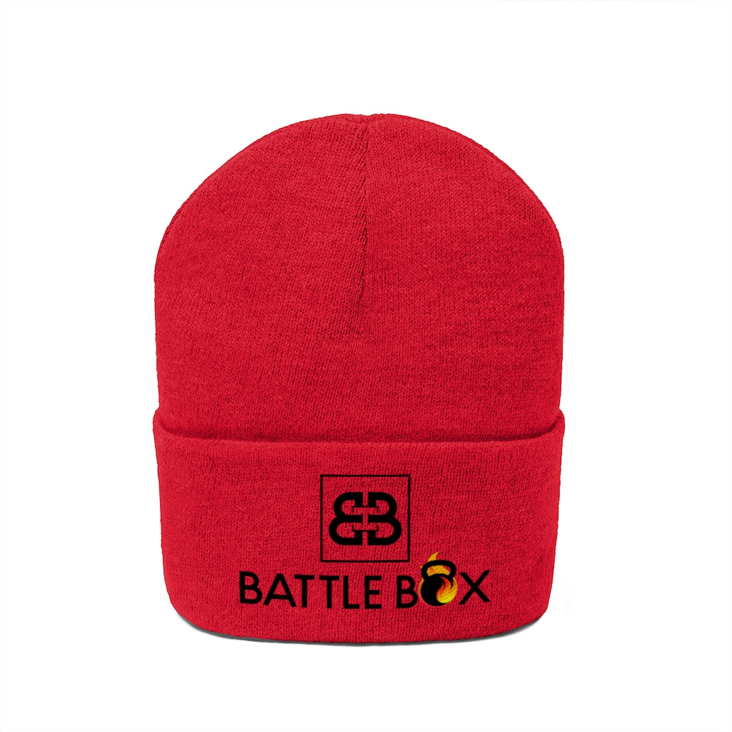 Battle Box [BB] Black Logo Unisex Knit Beanie