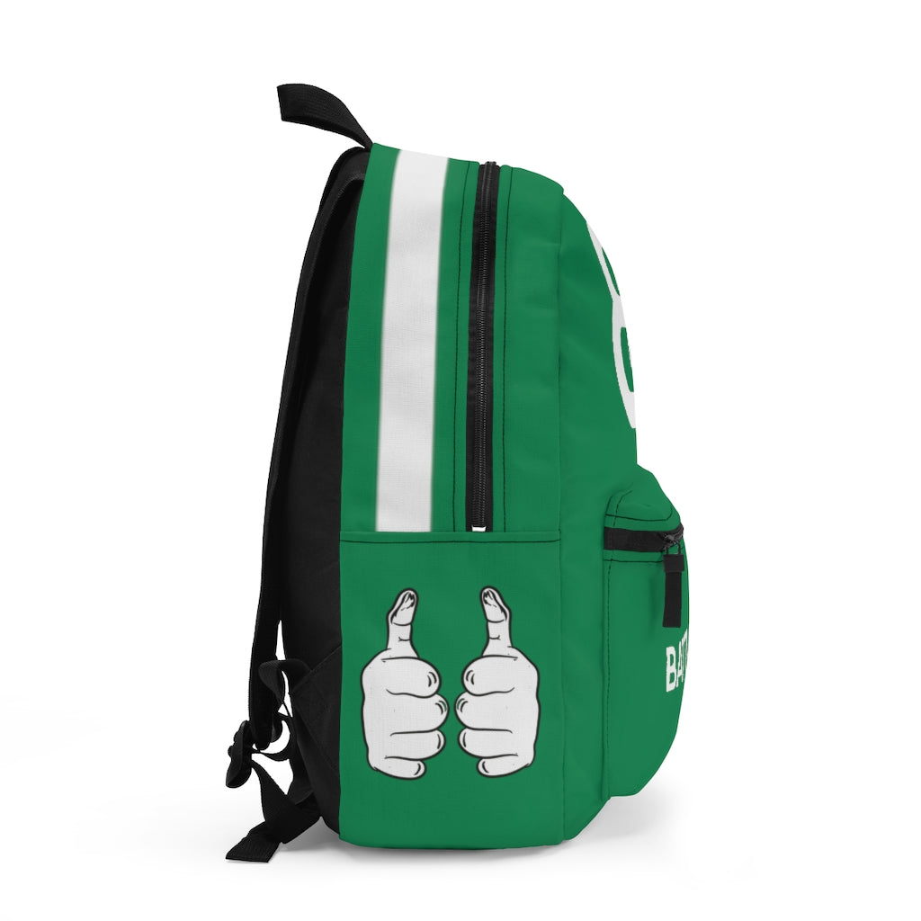 Battle Box Gym Fitness Green Train Hard Backpack