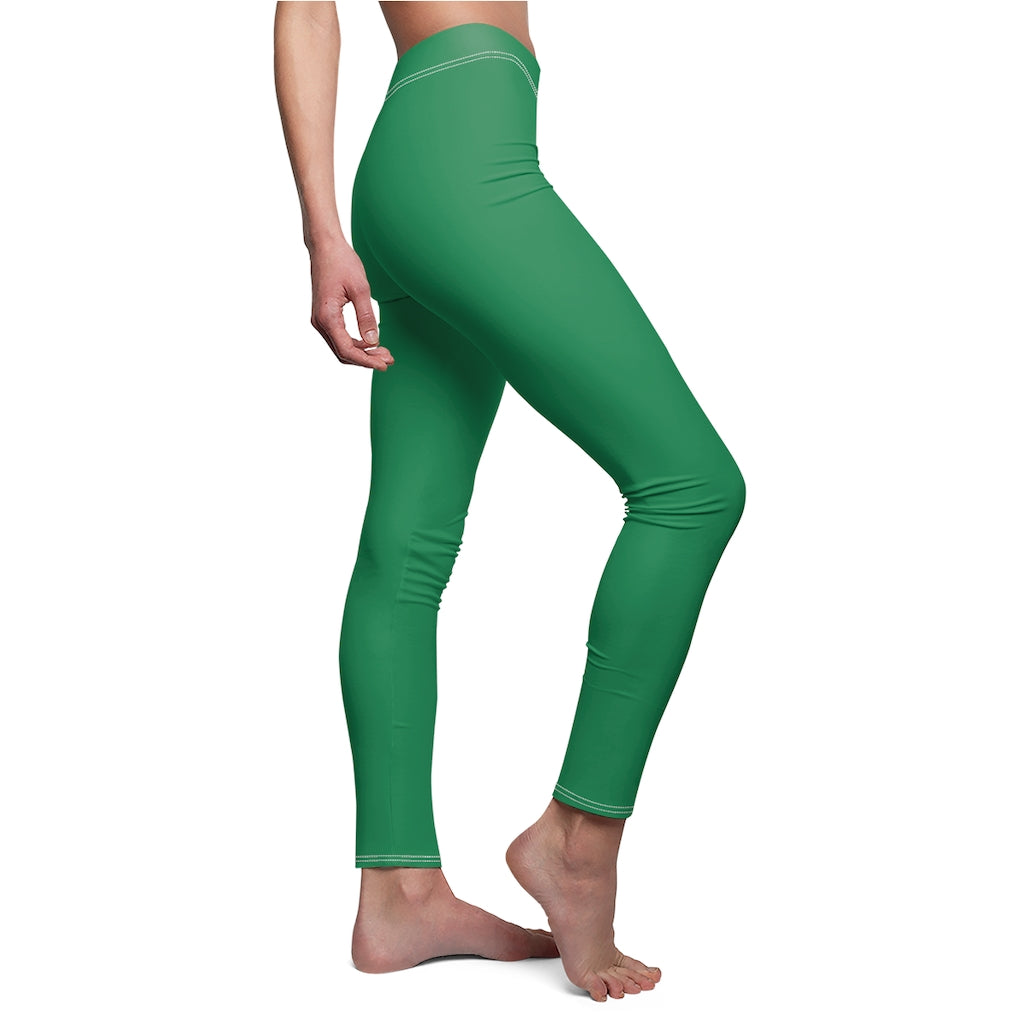 Battle Box Women's Green Casual Leggings