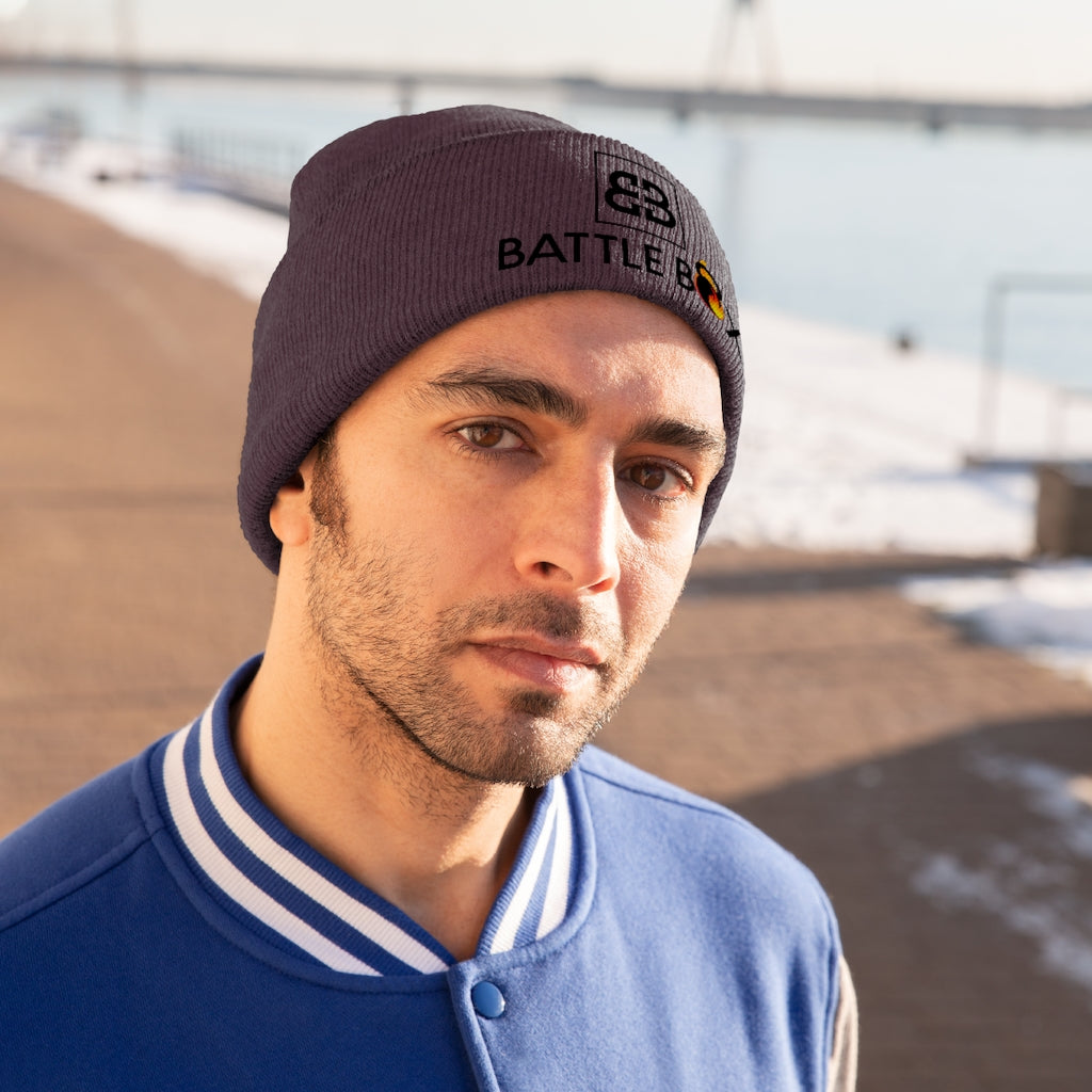 Battle Box [BB] Black Logo Unisex Knit Beanie