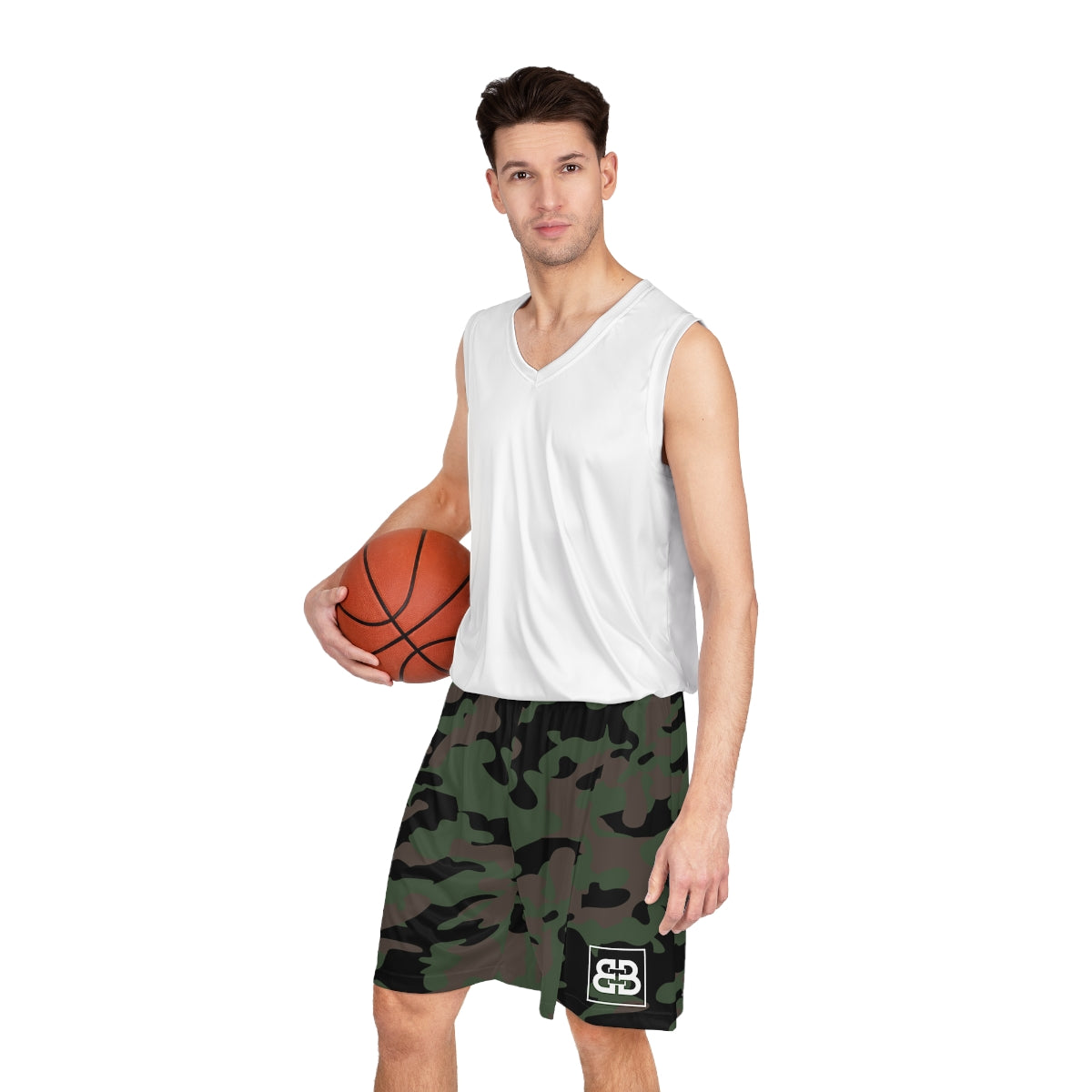 Battle Box BB Brown Camo Basketball Shorts