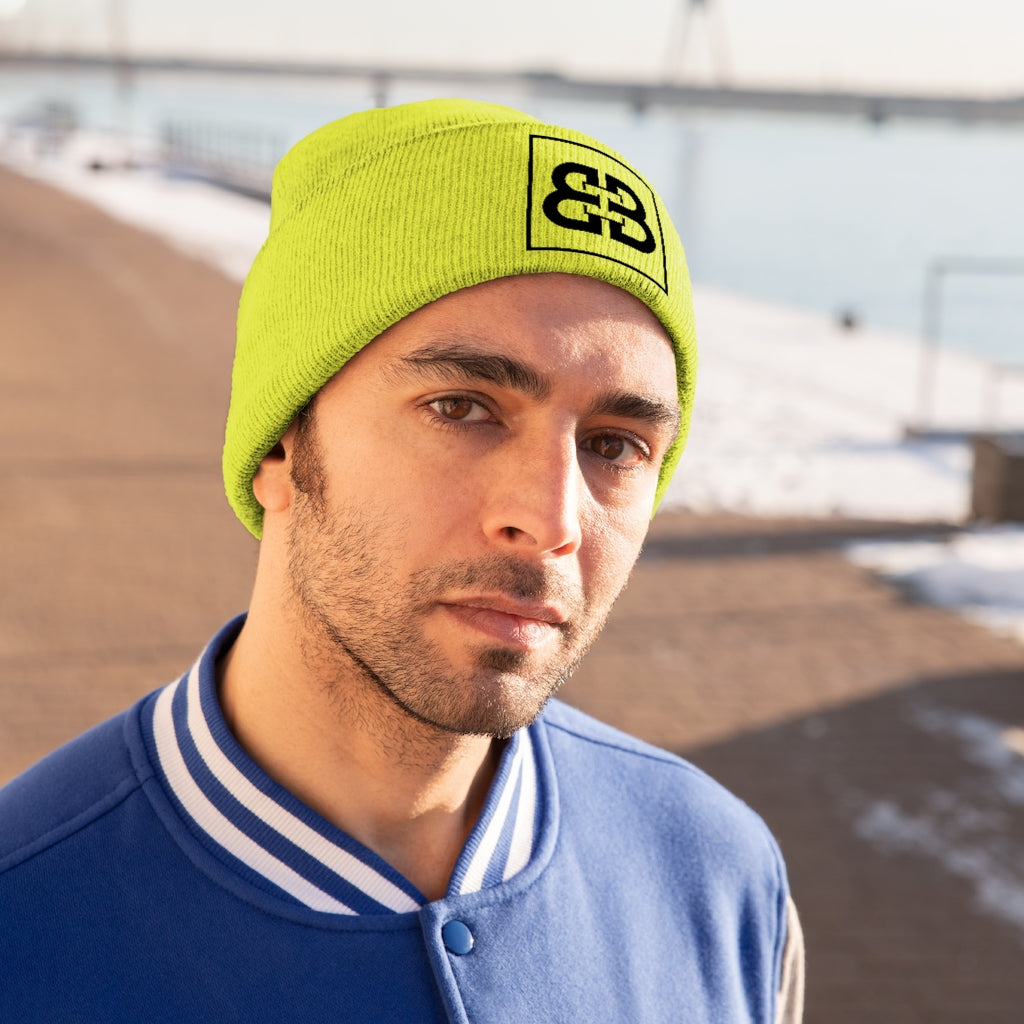 Battle Box [BB] Black Logo Unisex Knit Beanie
