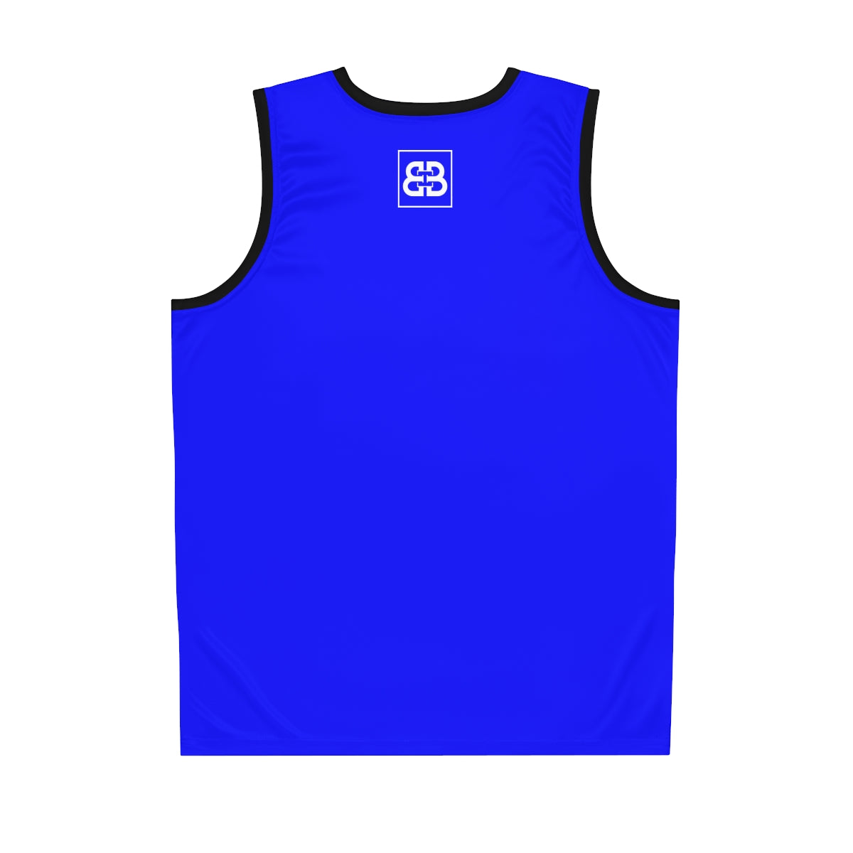Battle Box Blue White Basketball Jersey