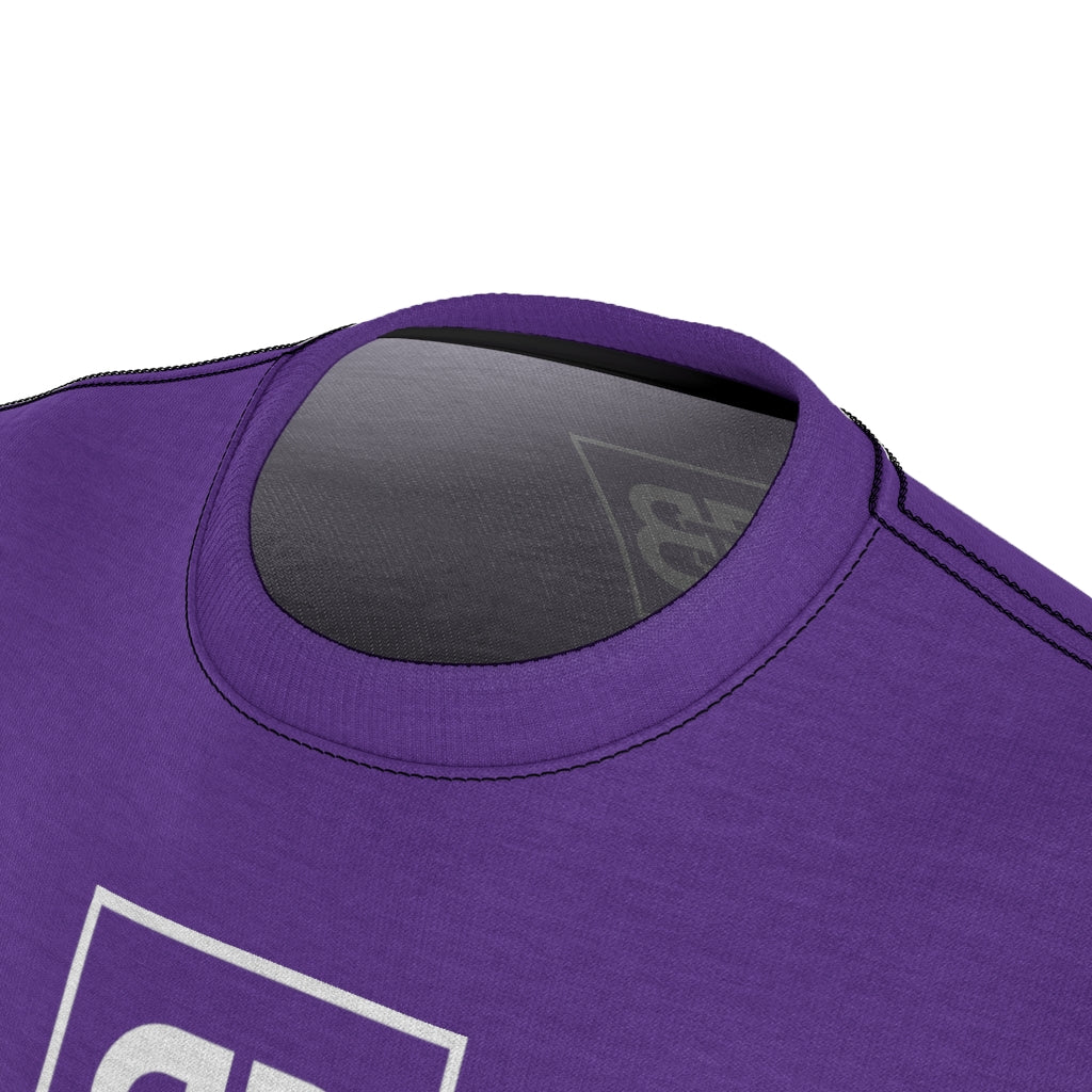 Battle Box Unisex Triple Print Purple T-Shirt