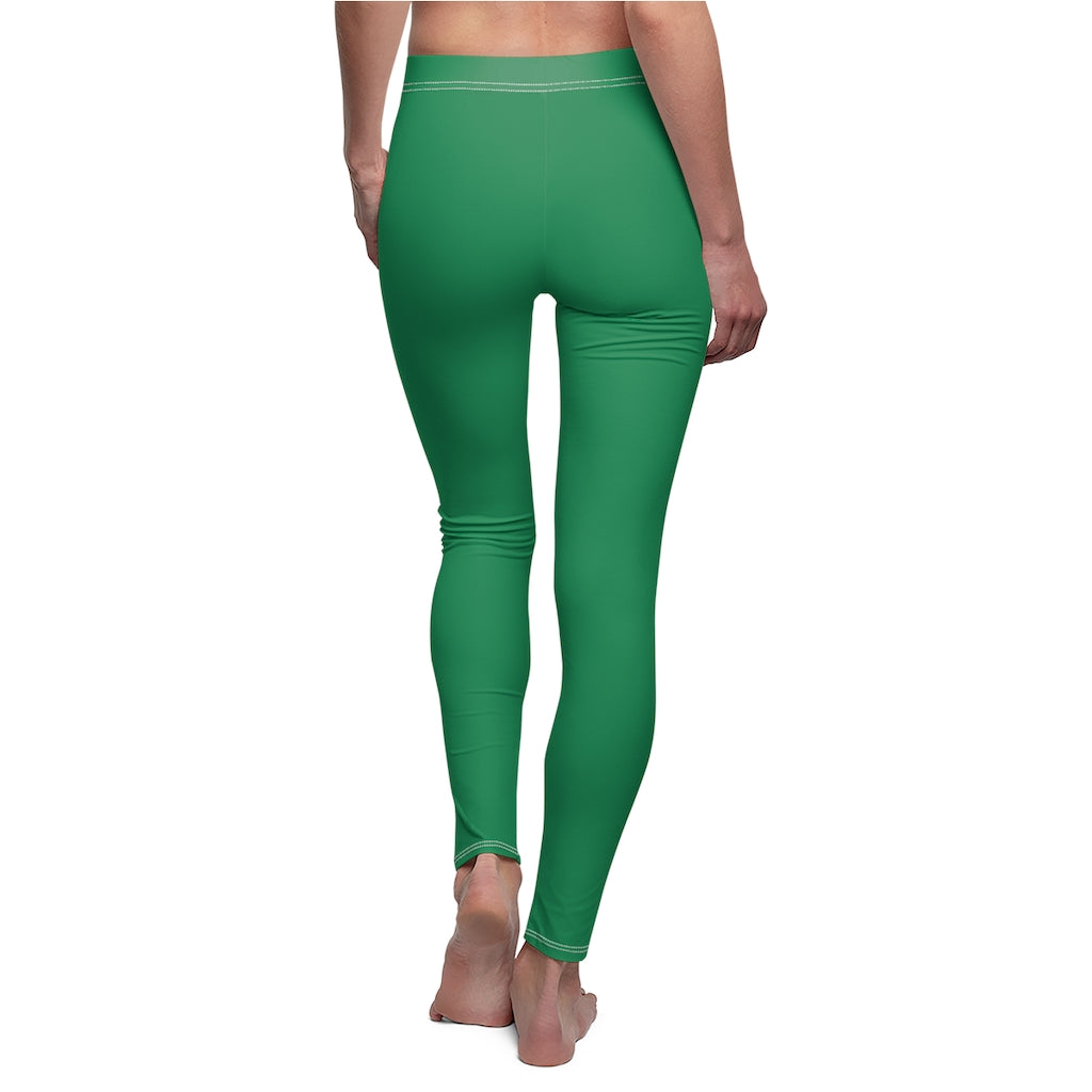 Battle Box Women's Green Casual Leggings