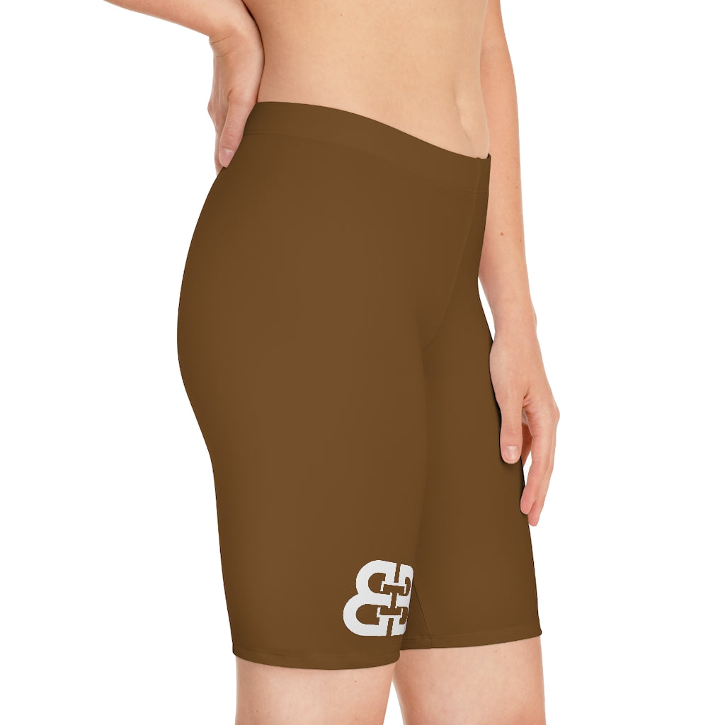 Battle Box Women's Brown Bike Shorts