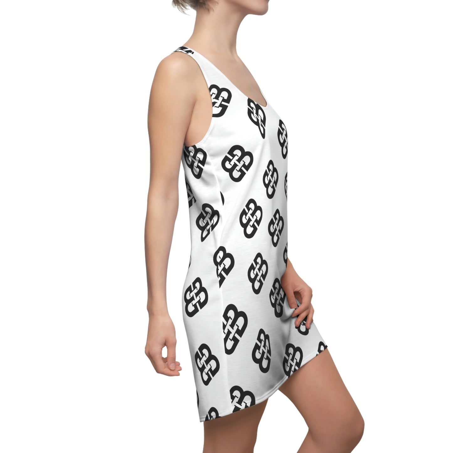 Battle Box Black White BB Tunic Racerback Top-CB