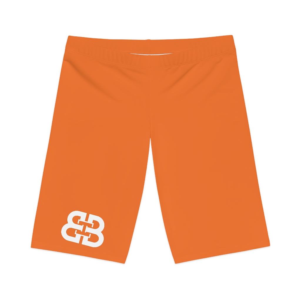 Battle Box Women's Orange Bike Shorts