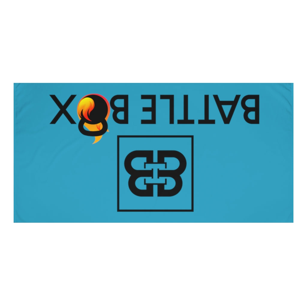 Teal Battle Box Gym Towel