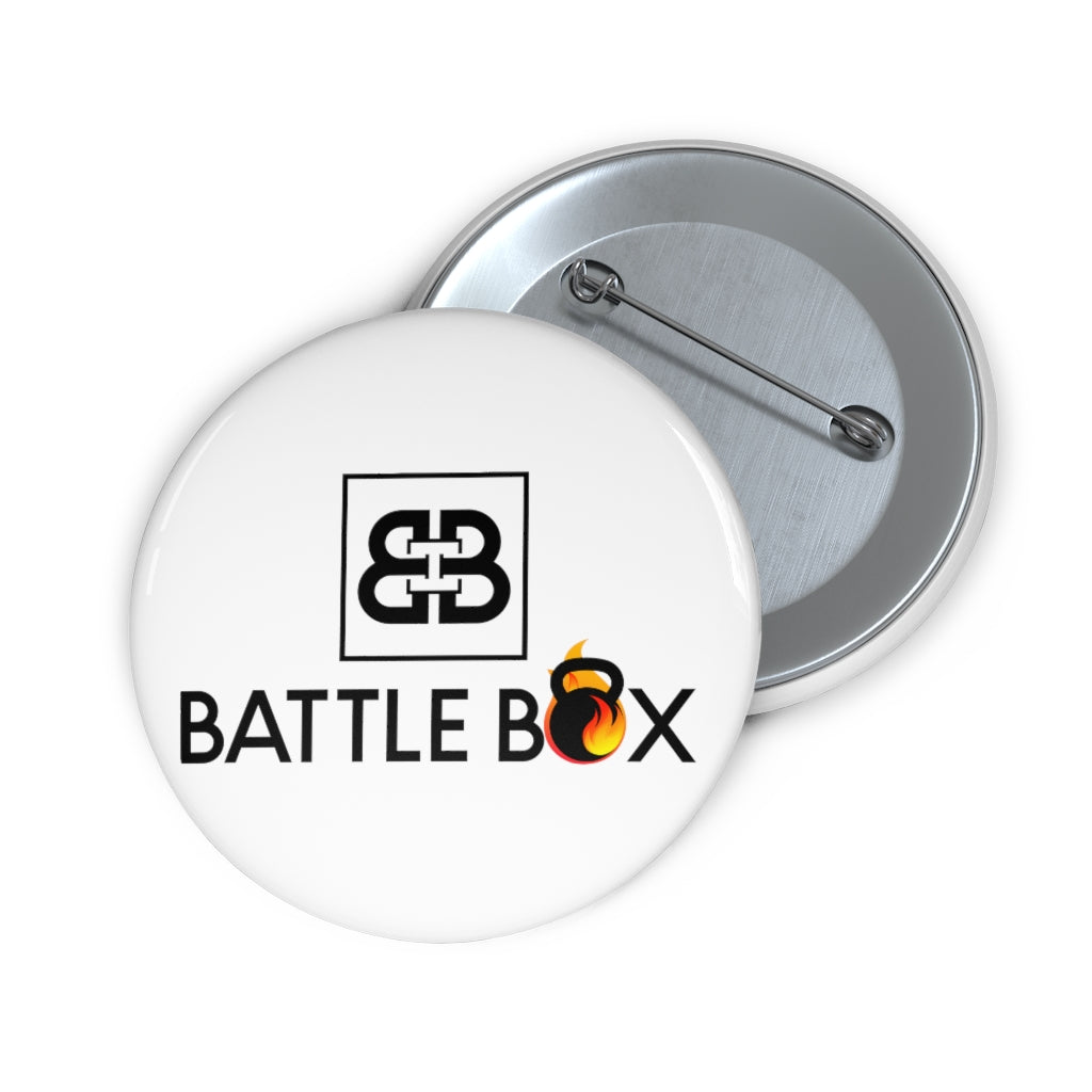 Yellow Battle Box Pin Button