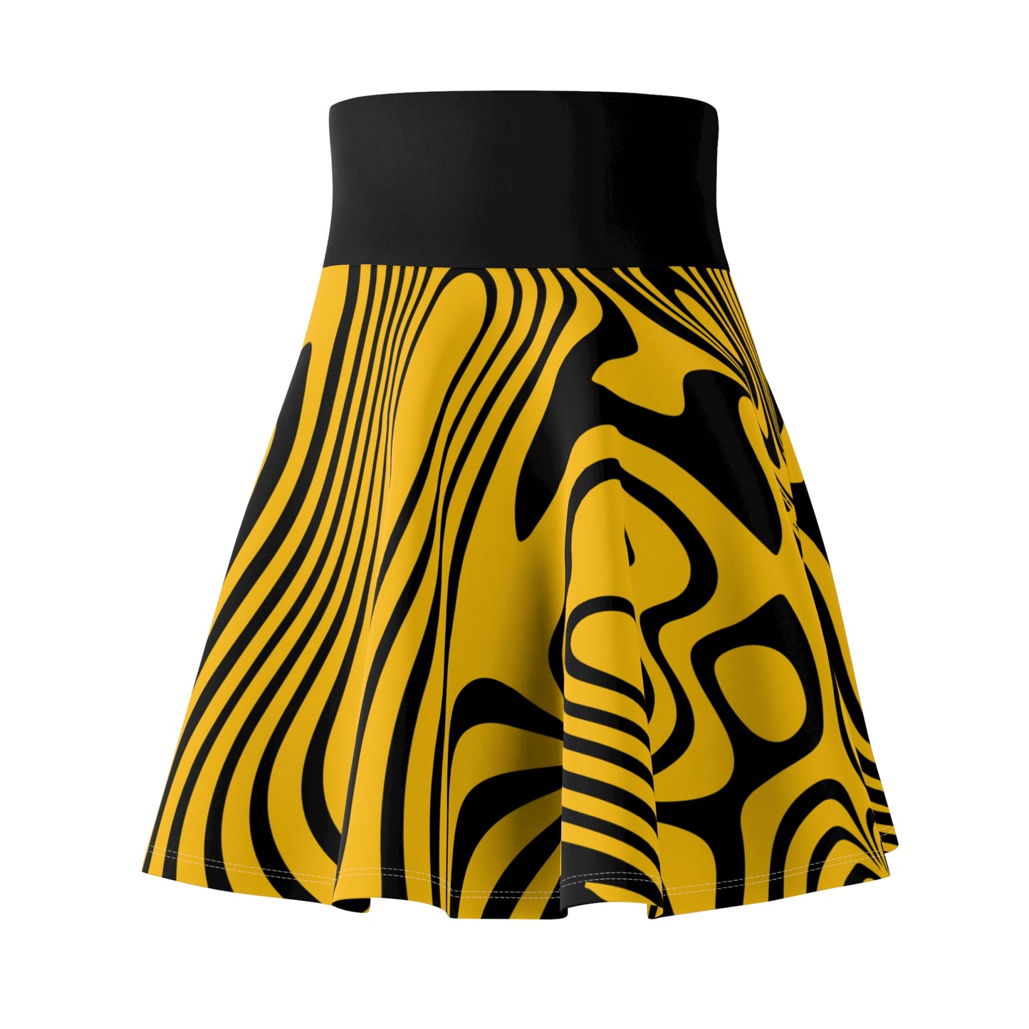 Battle Box High Waist Women's Skater Skirt-HW