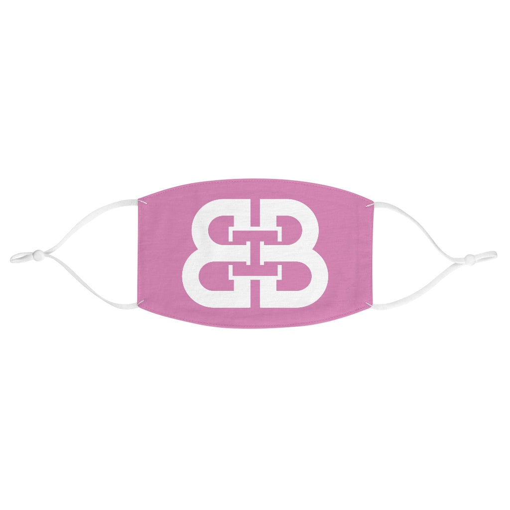 Pink Battle Box Fabric Face Mask