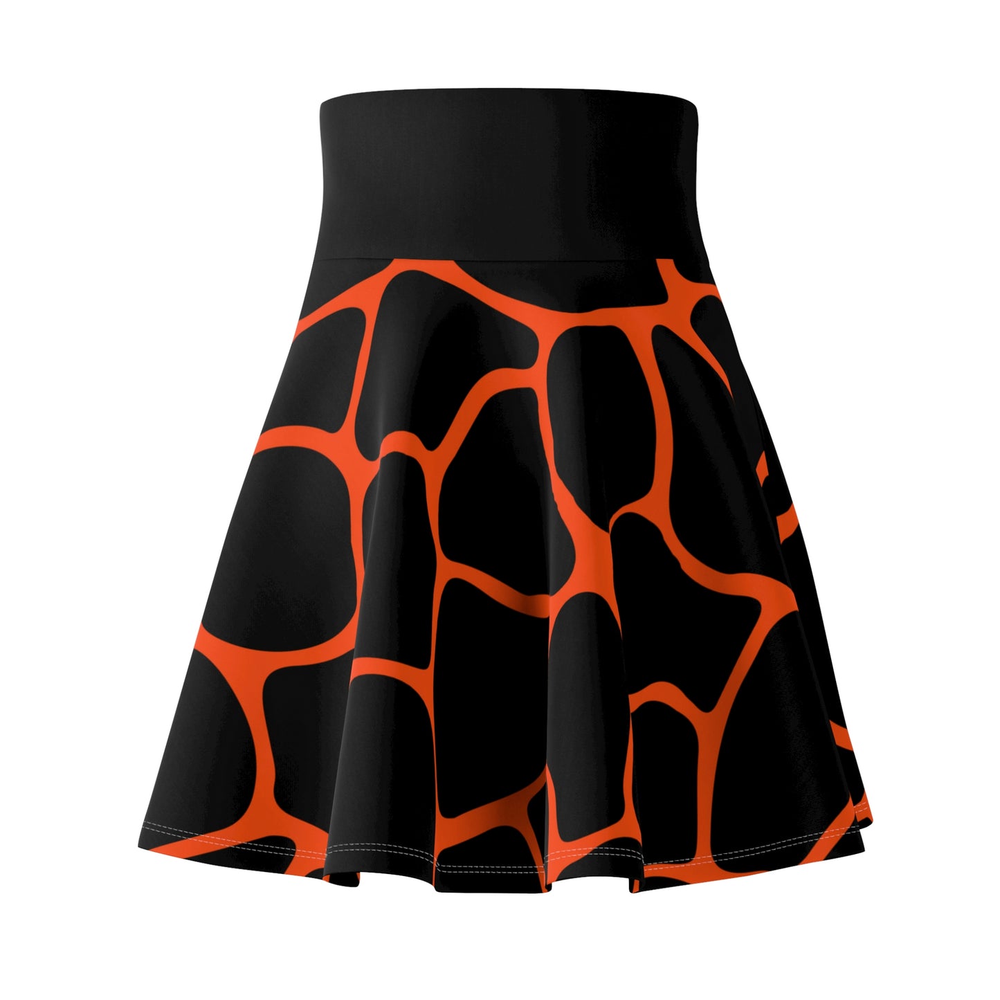 Battle Box High Waist Women's Skater Skirt-HW