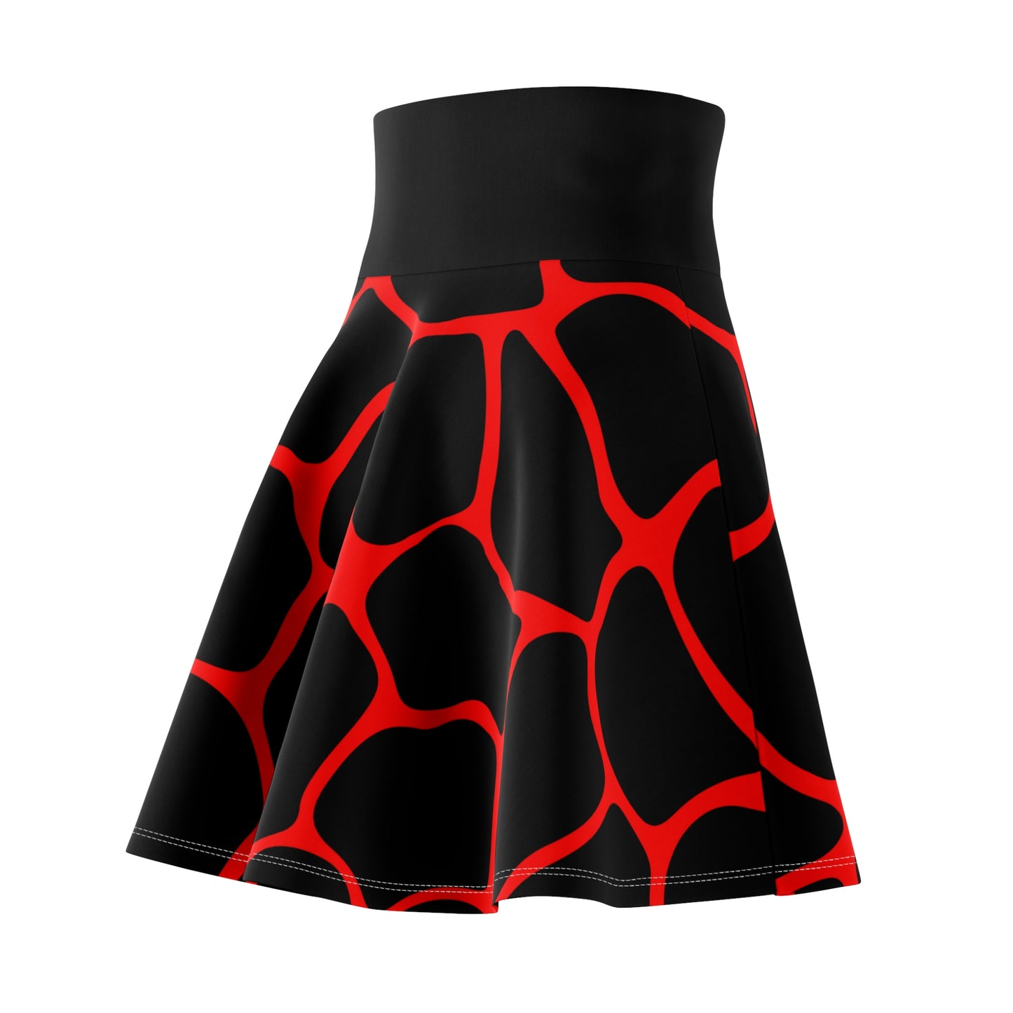 Battle Box High Waist Women's Skater Skirt-HW