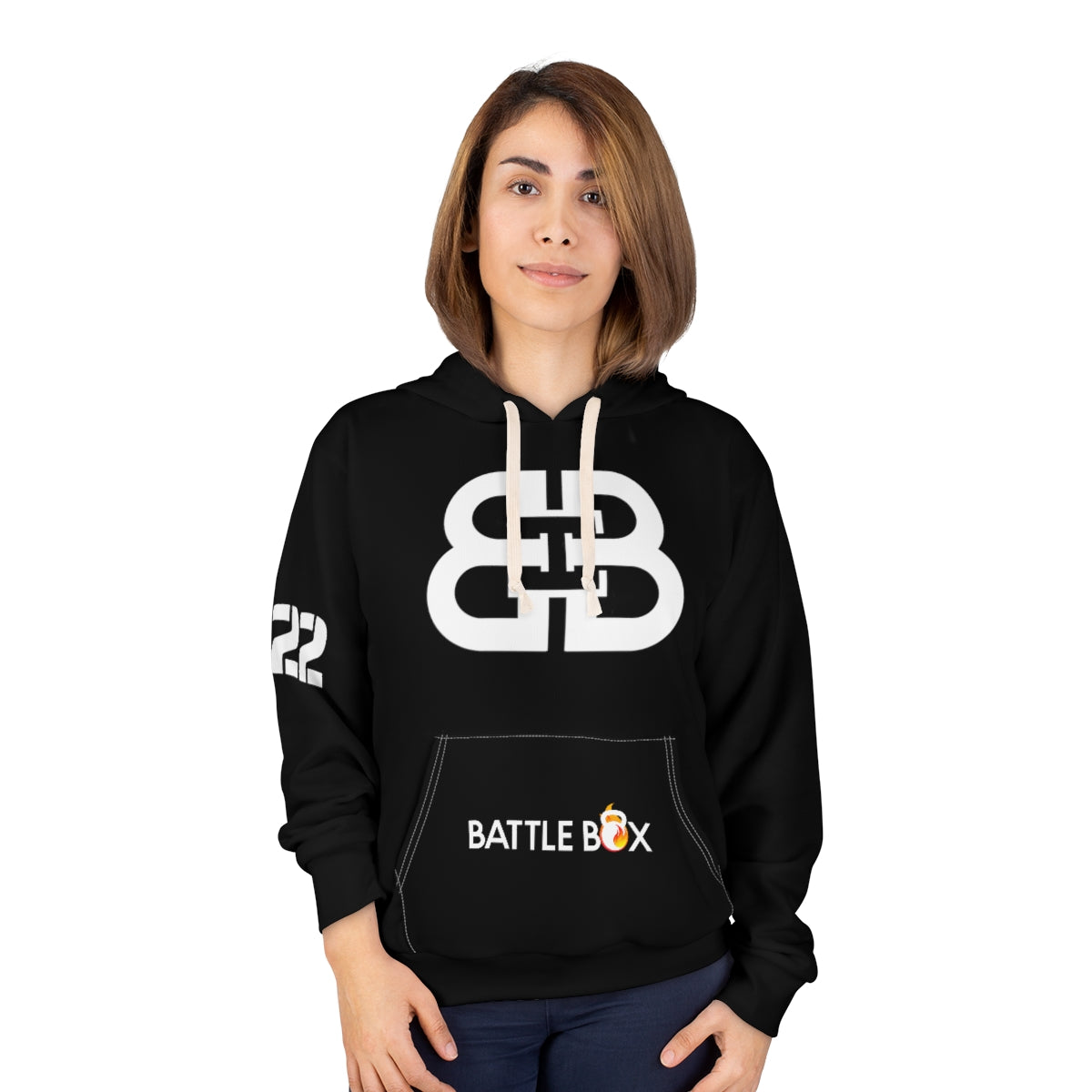 Battle Box Black Unisex Pullover Hoodie