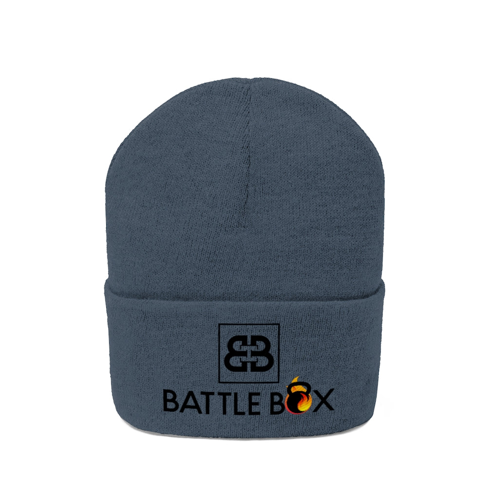 Battle Box [BB] Black Logo Unisex Knit Beanie
