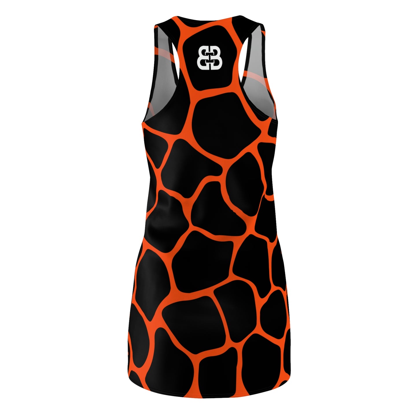 Battle Box Black Orange Cobble Tunic Racerback Top-CB