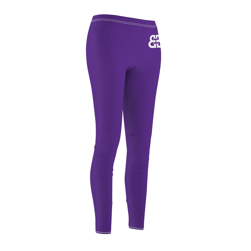 Battle Box Women's Purple Casual Leggings