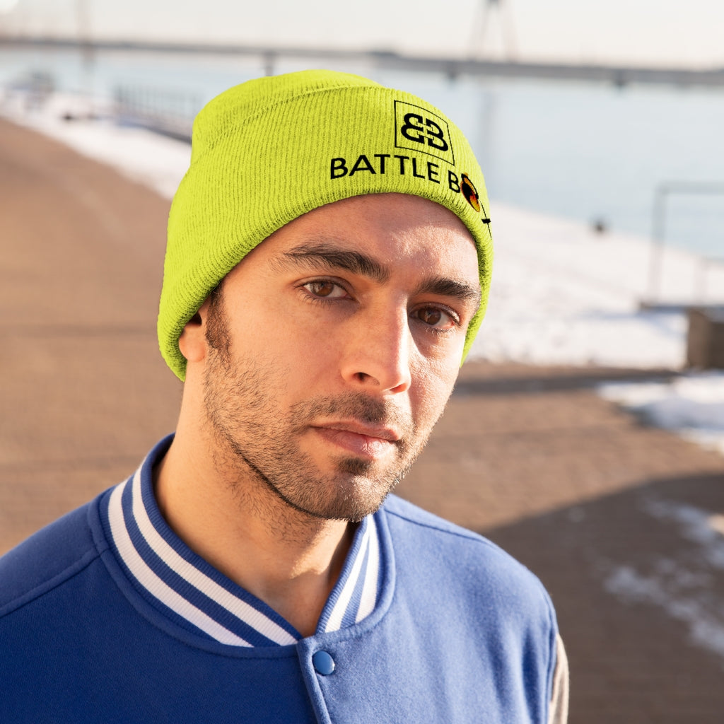 Battle Box [BB] Black Logo Unisex Knit Beanie