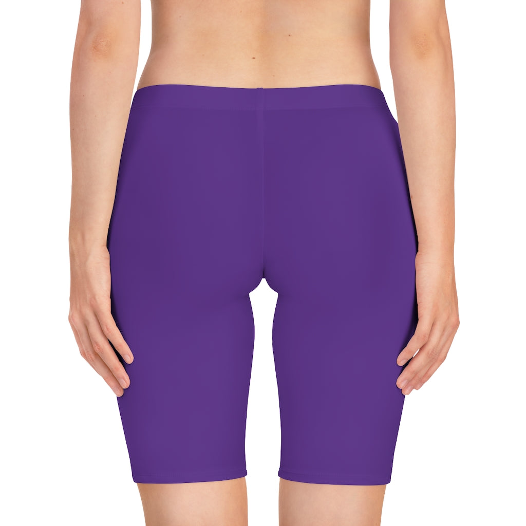 Battle Box Women's Purple Bike Shorts